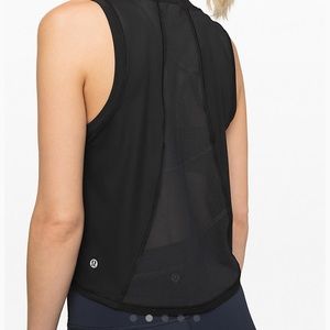 Lululemon black sheer will tank